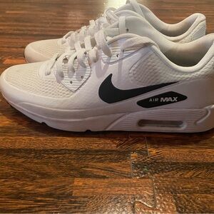 Nike Air Max White and Black Sneakers